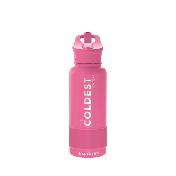Sports Water Bottle 40 Oz with Straw Lid The Coldest Water