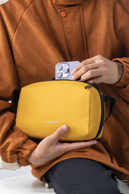 U Elements Tech Organizational Travel Pouch - Custom Image