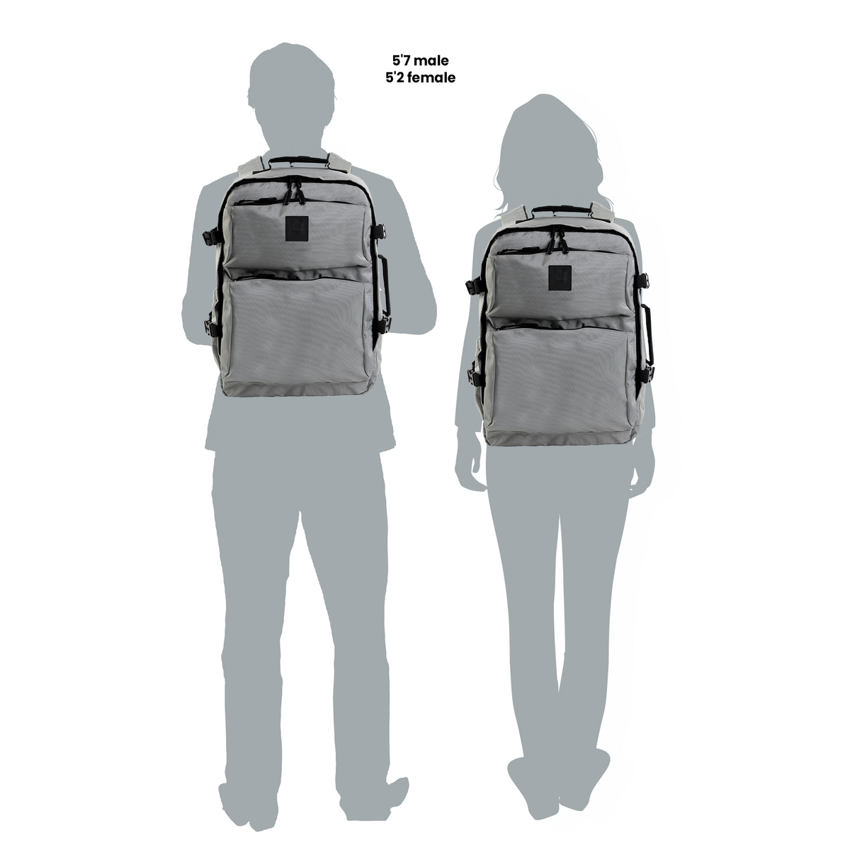 U Elements Uplight Daily 36L lightweight Backpack - Custom Image
