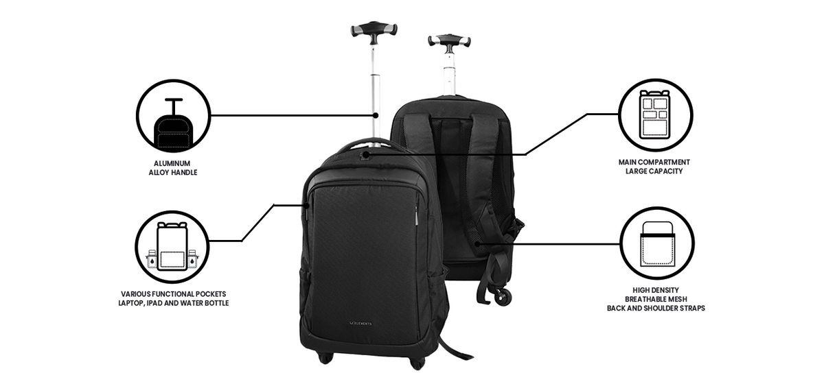 U Elements Switch Pro Multi-Carry Wheeled Bag - Custom Image