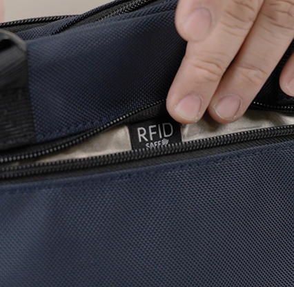 U Elements Defender Edge Anti-Theft Shoulder Bag - Custom Image