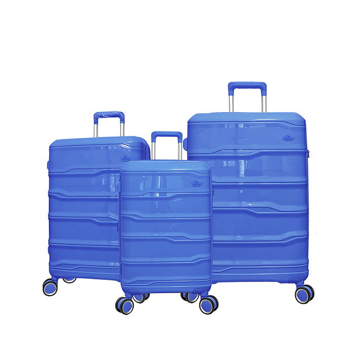 TT Impact Resistant PP Luggage 1656 3 Piece Set 22 26 30 Inches tt-impact-resistant-pp-luggage-1656-3-piece-set-22-26-30-inches